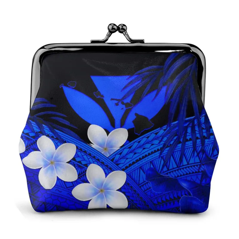 

Bohemian Polynesian Monedero De Stichs Ladies Coin Purse Designer Custom Leather Wallet, Customized color