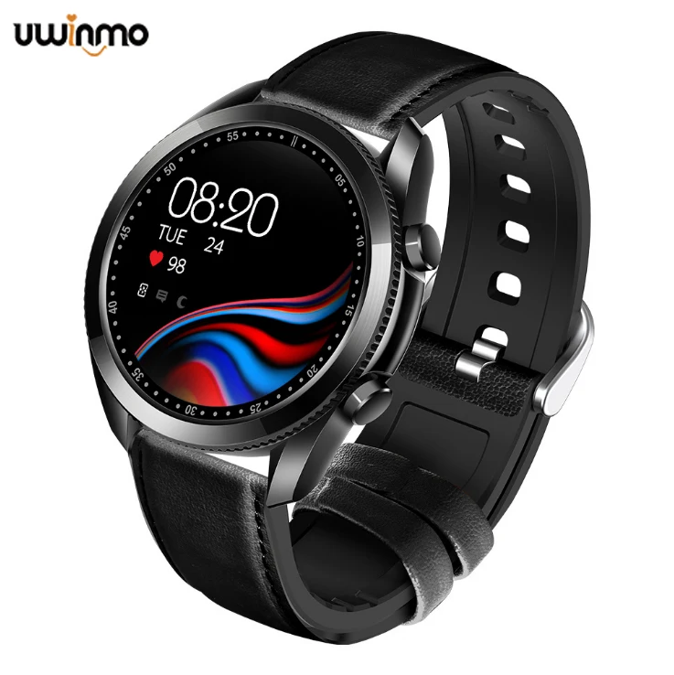 

New UM90 pedometer heart rate blood pressure blood oxygen sleep sport android smart watch, Black white pink