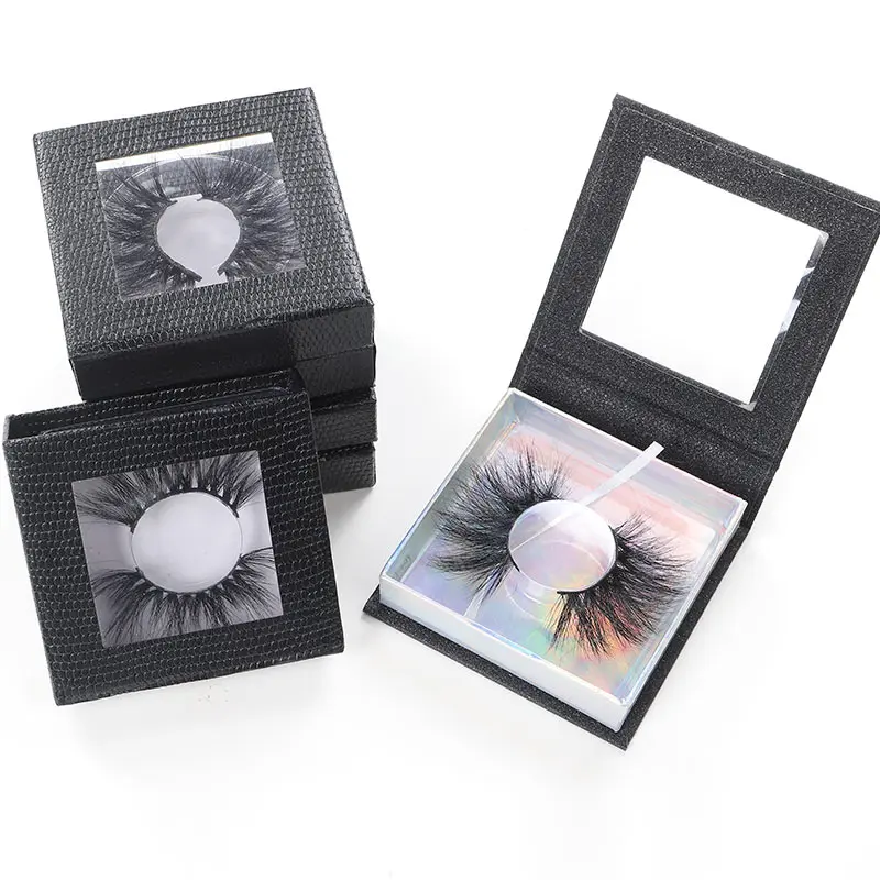 

handmade lashes thick fluffy false eyelashes 25mm 3d lasheswholesale vendor bulk custom boxes logo 30 mm mink eyelashes