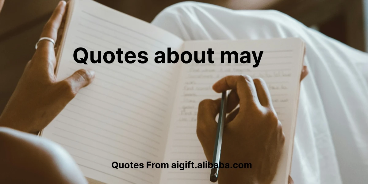 quotes about may