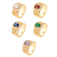 

Multicolor stone ring designs for men gold diamond ring