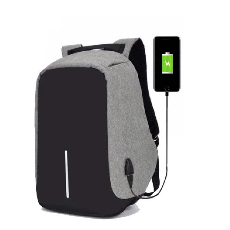 

Factory Wholesale Anti-theft Business Travel School Mochilas Laptop Backpacks With USB Charging, Customized color