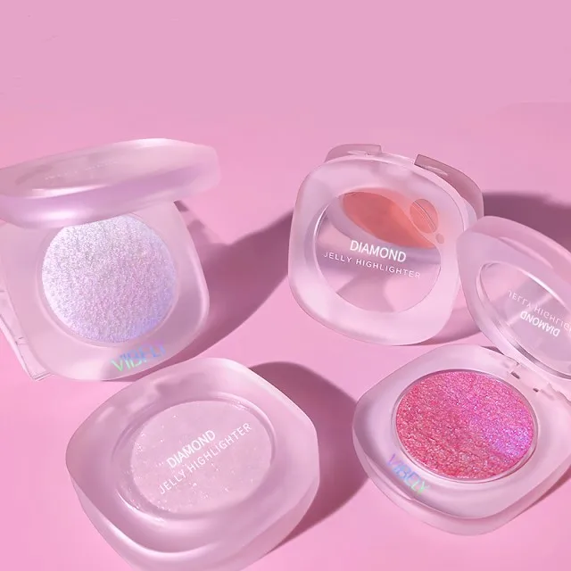 

Face Beauty Makeup Long Lasting Glitter Brighten Fine Texture Diamond Highlight Gel