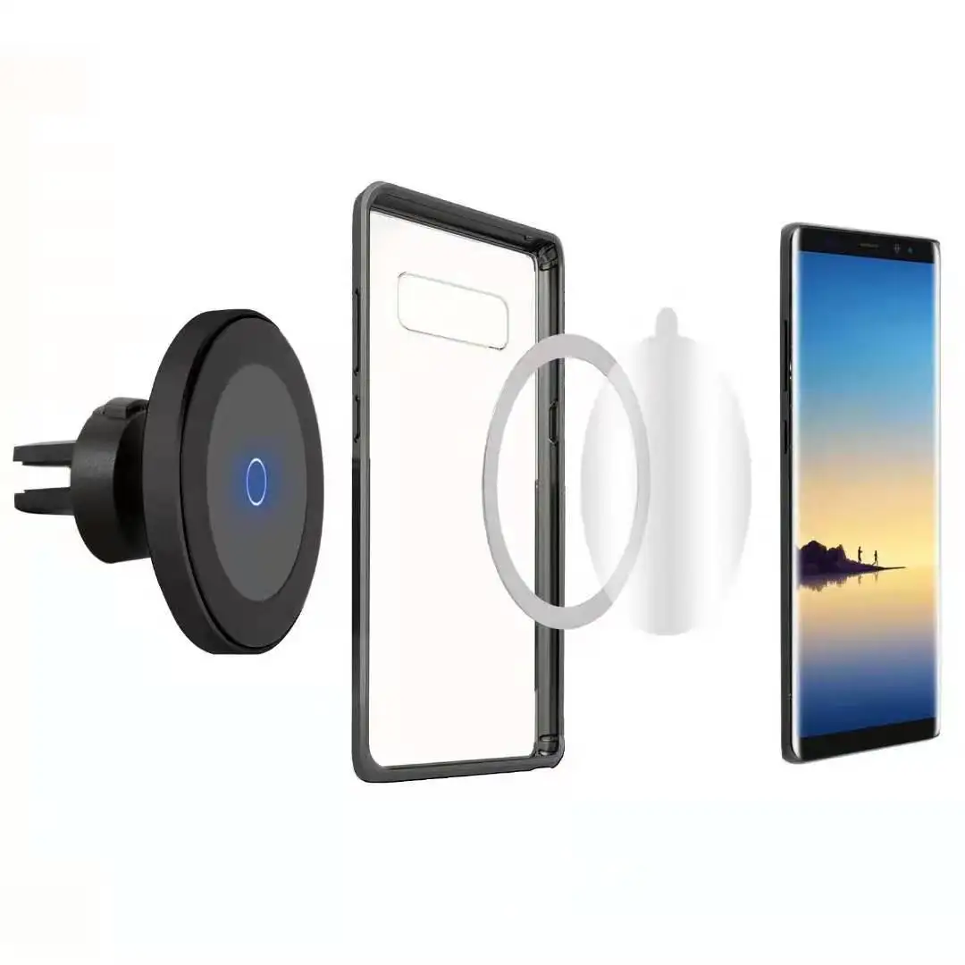 

car air vent mount phone charger holder qi wireless fast car charger