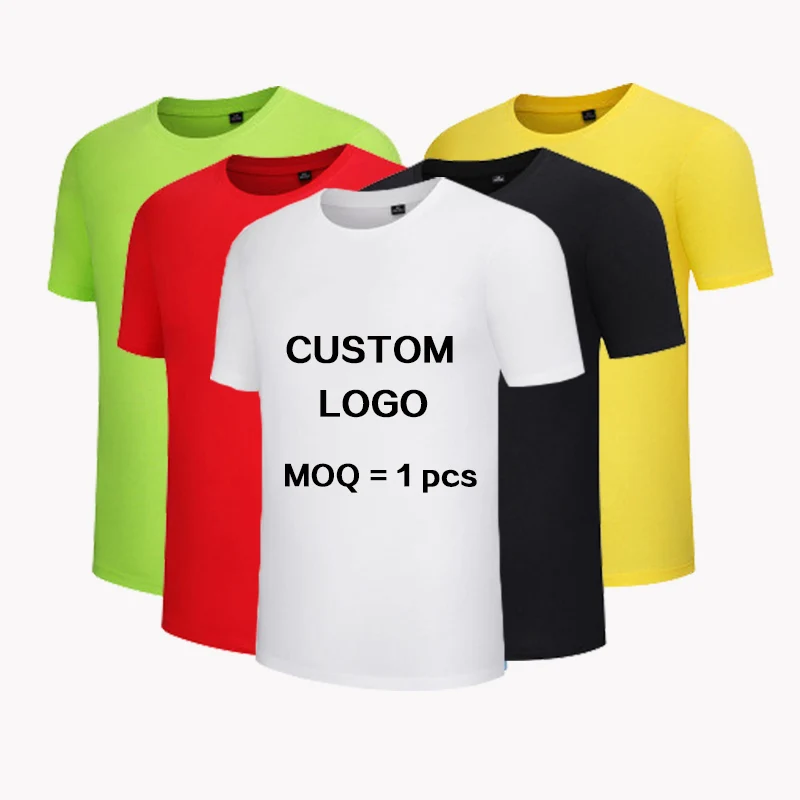 

Cheap Wholesale OEM 180g 100% Cotton T shirts Custom Printing Men's Plus Size Customize Your Own Design Unisex T-shirts