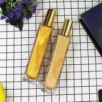 

Custom logo gold Shimmer spray body face private label makeup highlighter spray liquid highlighter