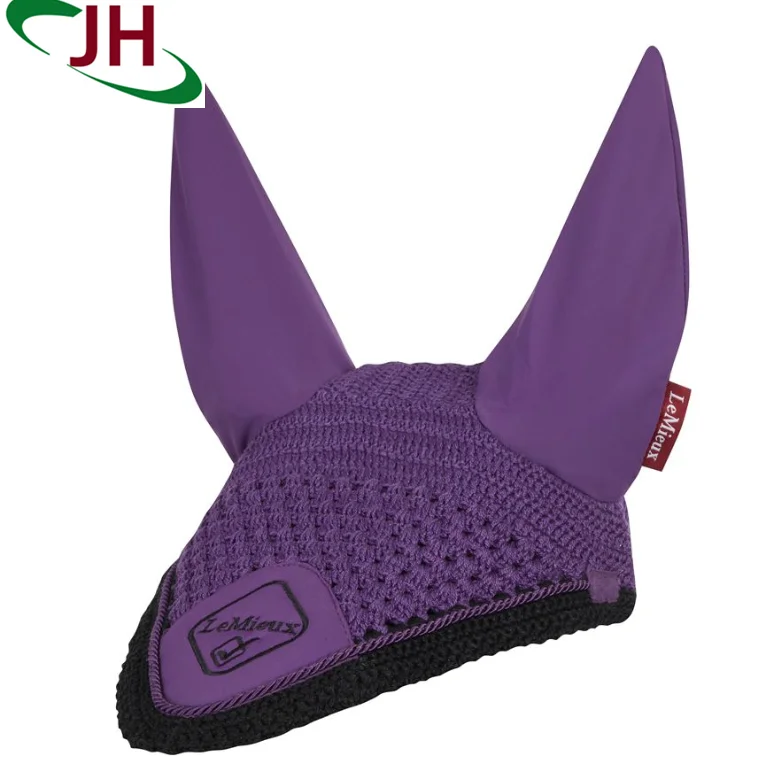 

Fly hood all colours horse equipment equestrian fly mask elastic ear bonnet, Customized