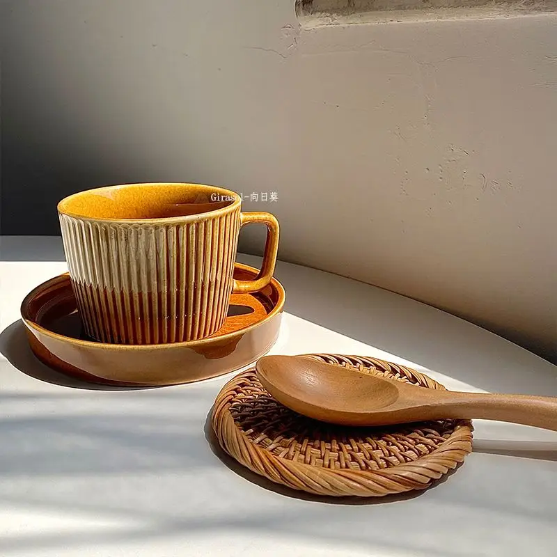 

Customized ceramic tea cup set porcelain espresso coffee cup and saucer set