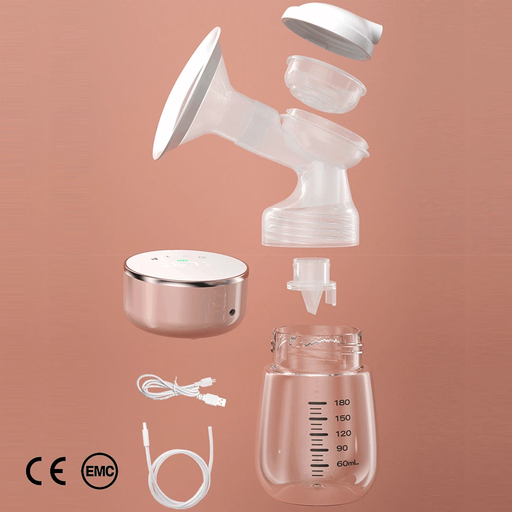 

Low noise hot sale nozy massager silent hands free oem electric handsfree breast milk pump for large