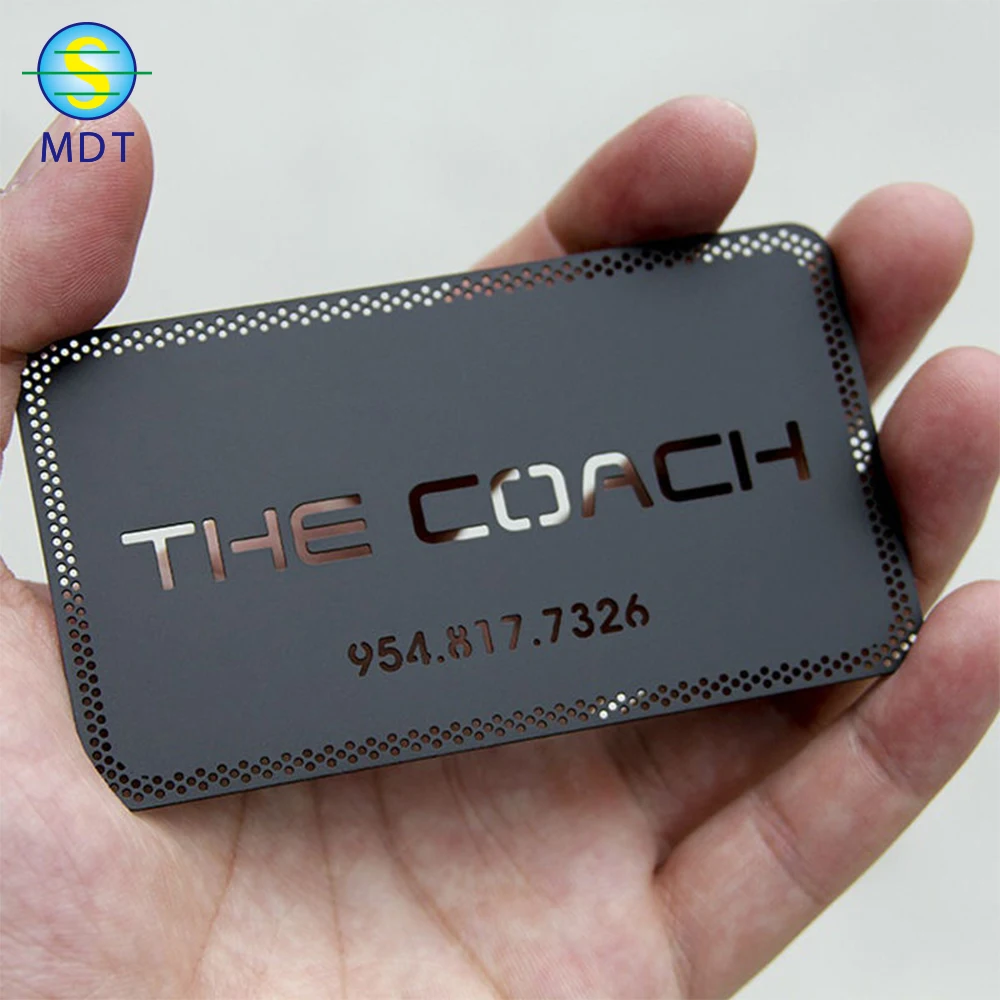 

MDT Wholesale custom logo Metal Business Card, Rose gold,gold,silver,black,bronze or customized