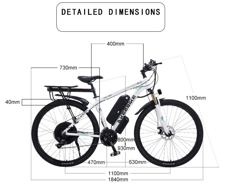 

48V 1000W electric bike 29' Kenda Tire Electric Bicycle Ebike