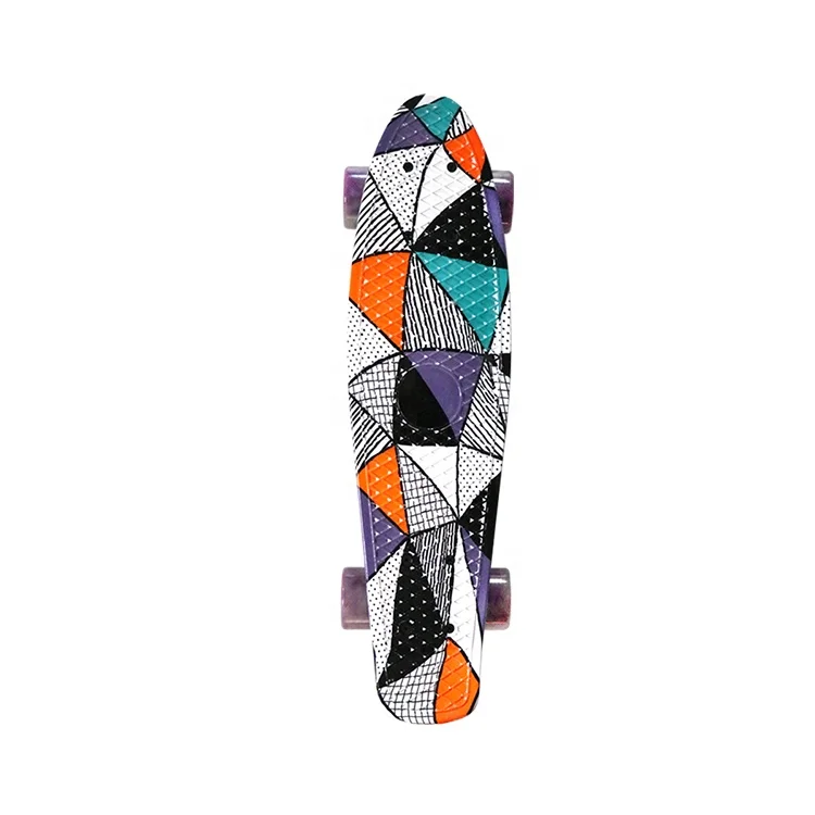 wholesale fancy graphic printed pennyboard plastic fish