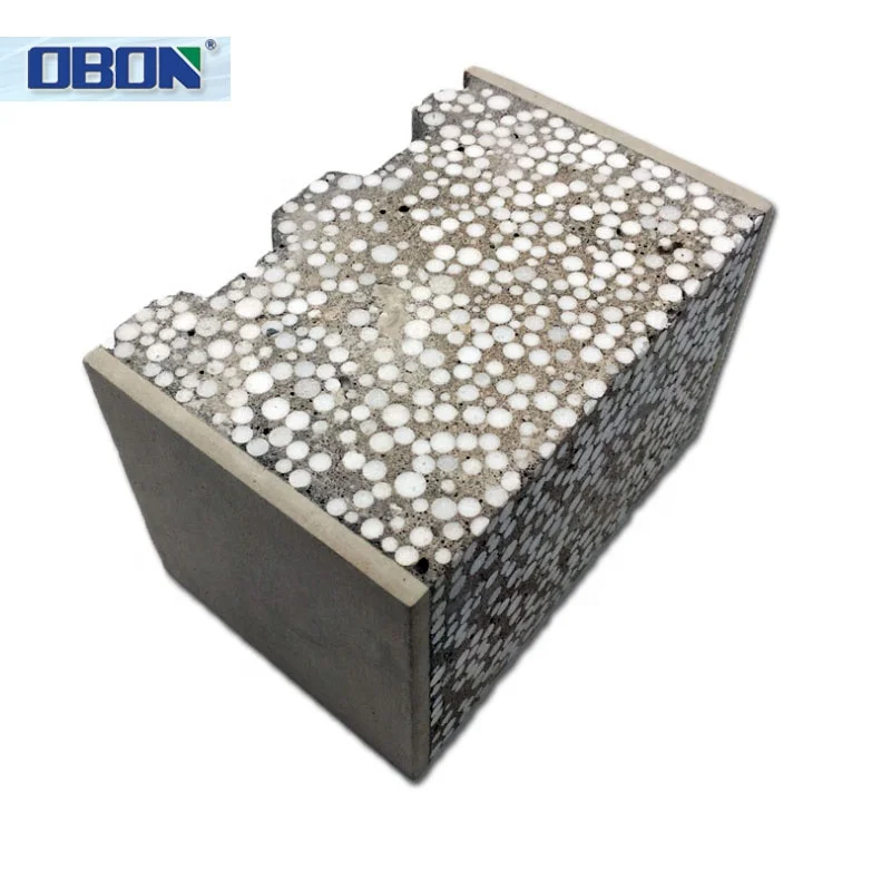 
Eco friendly lightweight insulated precast eps concrete cement sandwich wall panels interior 
