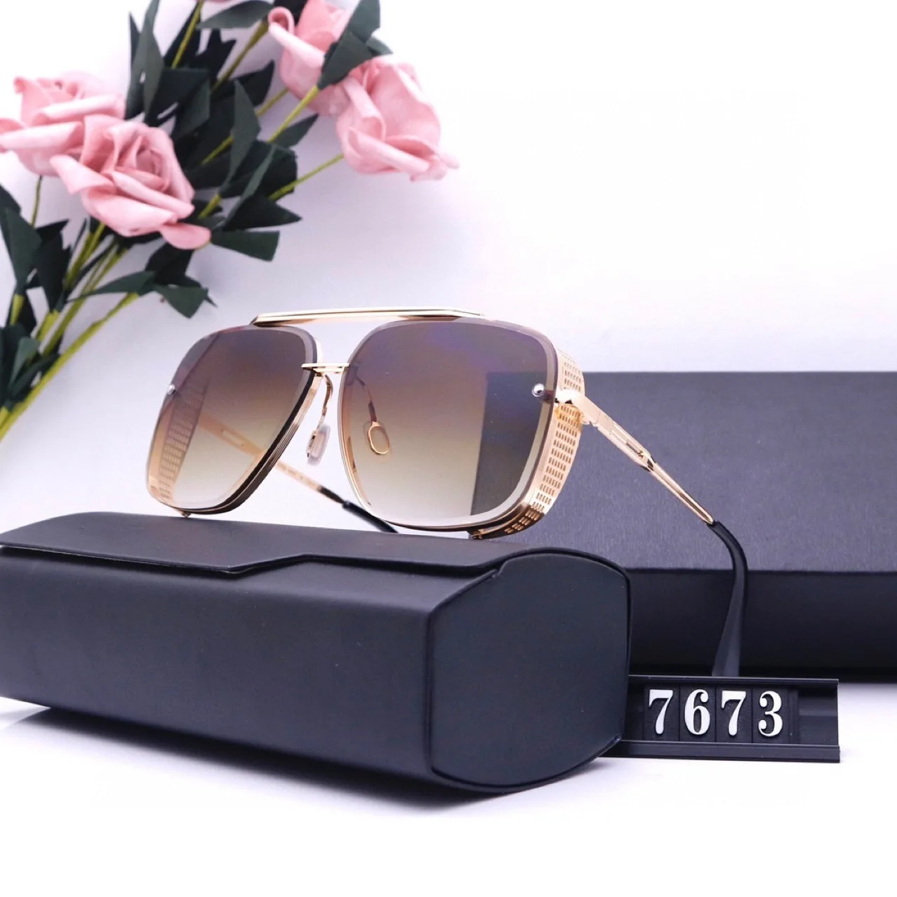 

Fashionable Designer sunglasses famous brands Retro Luxury Retro gafas de sol Sunglasses Women, 7 colors
