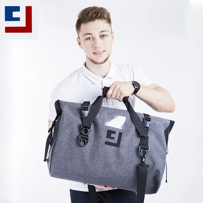

custom Outdoor roll top trolley waterproof pvc large duffel bag, Customized color