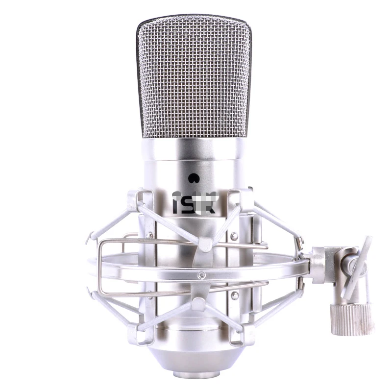 

BM-800 Professional Condenser Cardioid Large Diaphragm Studio Portable XLR Recording Microphone