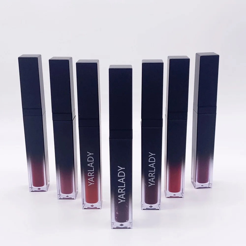 

Custom Private Label Matte Liquid Lipstick Creamy Colorful Cosmetics Lipgloss Wholsale Waterproof Beauty Glazed Lip Stick