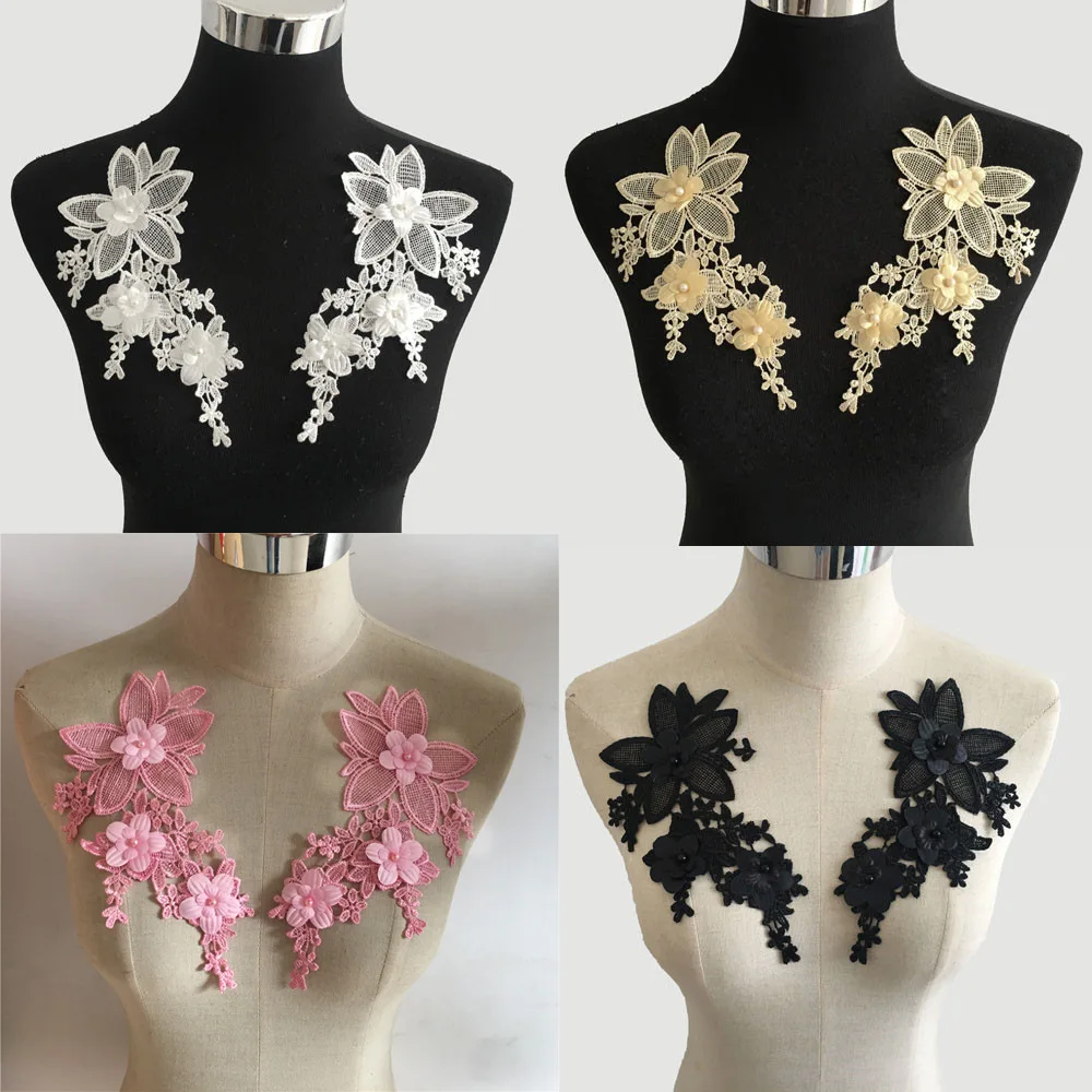 

Water Soluble Embroidery 3D Floral Embroidery Sewing Patch Garment Lace Applique