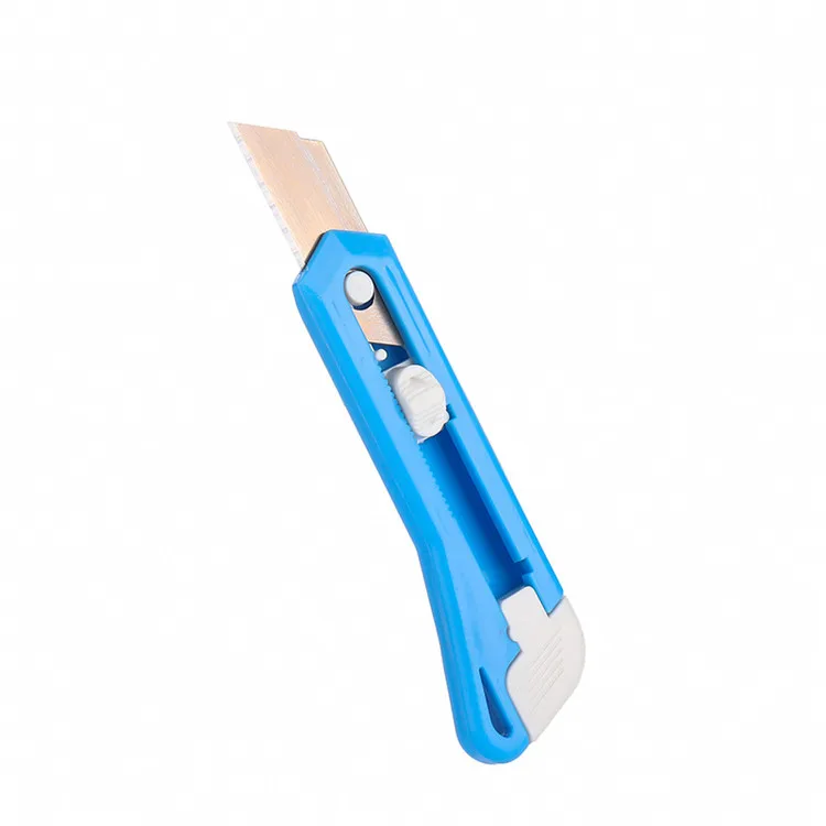 Wholesale Plastic Box Cutter Paper Cutter Safety Utility Knife Metal