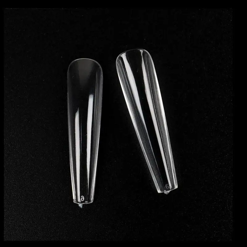 

Good quality XXL extra Long coffin tips full cover ABS Material nail tips for nail, Customized