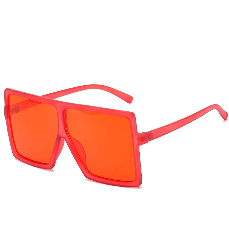 

wholesale hot oversize square sun glasses plastic big frame brand designfashion oversized sunglasses women