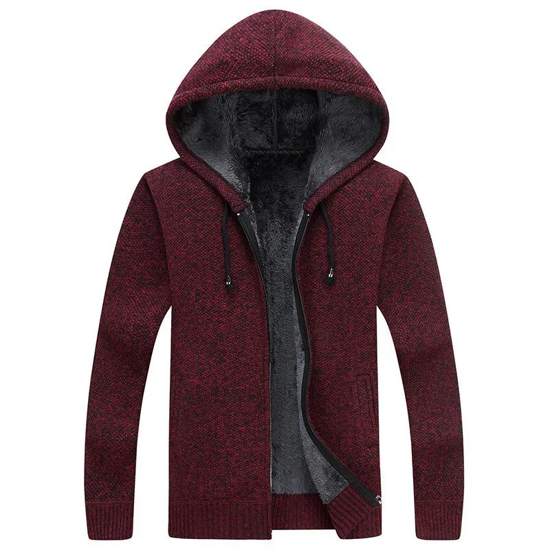 

Winter Sweaters Men Hoodie, Fleece Zip Up Hoodie Sweater
