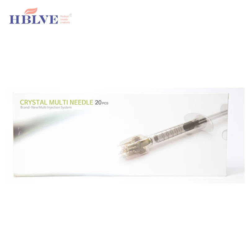 

Korea 5 Pins Crystal Multi Needle Mesotherapy Replaced Micro Needle For Dermal Filler