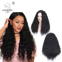 

Ombre 2 tone Long Curly Wave Hair Wigs Corn Perm Fluffy Synthetic Wigs Fiber Female Wigs