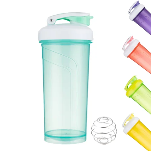 

750ml Blank Protein Shaker Bottle PP Material Wholesale Promotional Shaker Cup, Black, green, red, yellow