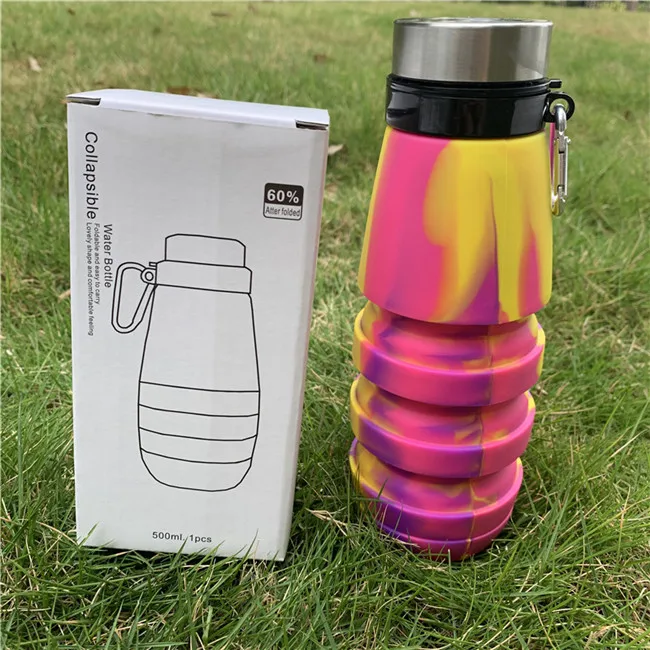 

China Cheap Price Wholesale Customizable Printed Boxed Packaging Bap Free Hiking Water Bottle With Strap