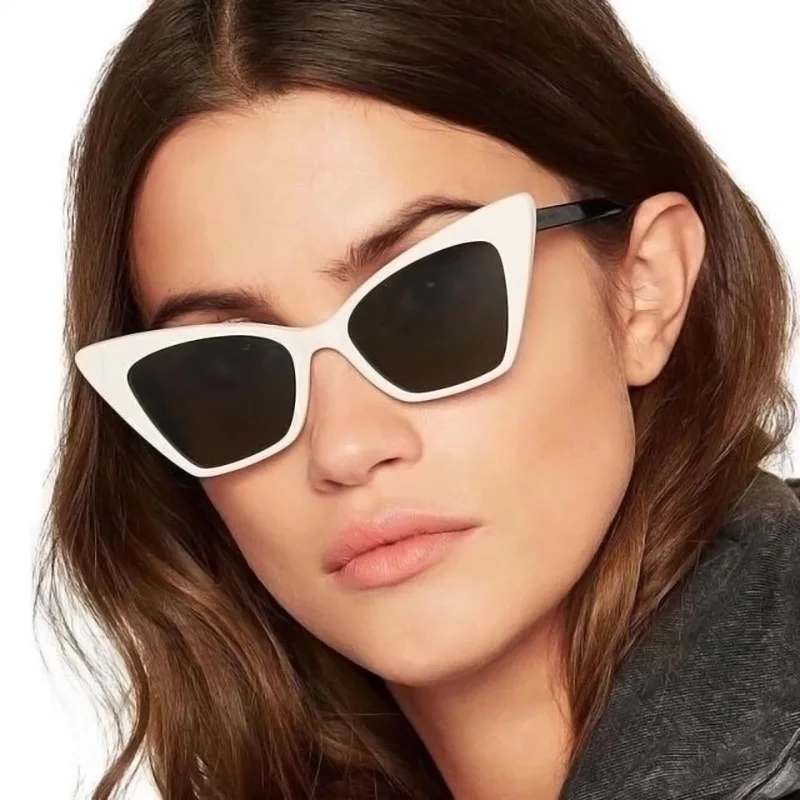 

2021Custom UV400 New Sunglasses Fashion Vintage Rectangle Plastic Black Pink Women Men Shades Sun Glasses