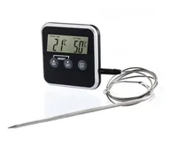 

Digital Probe Food Thermometer with Timer bbq/grill Thermometer