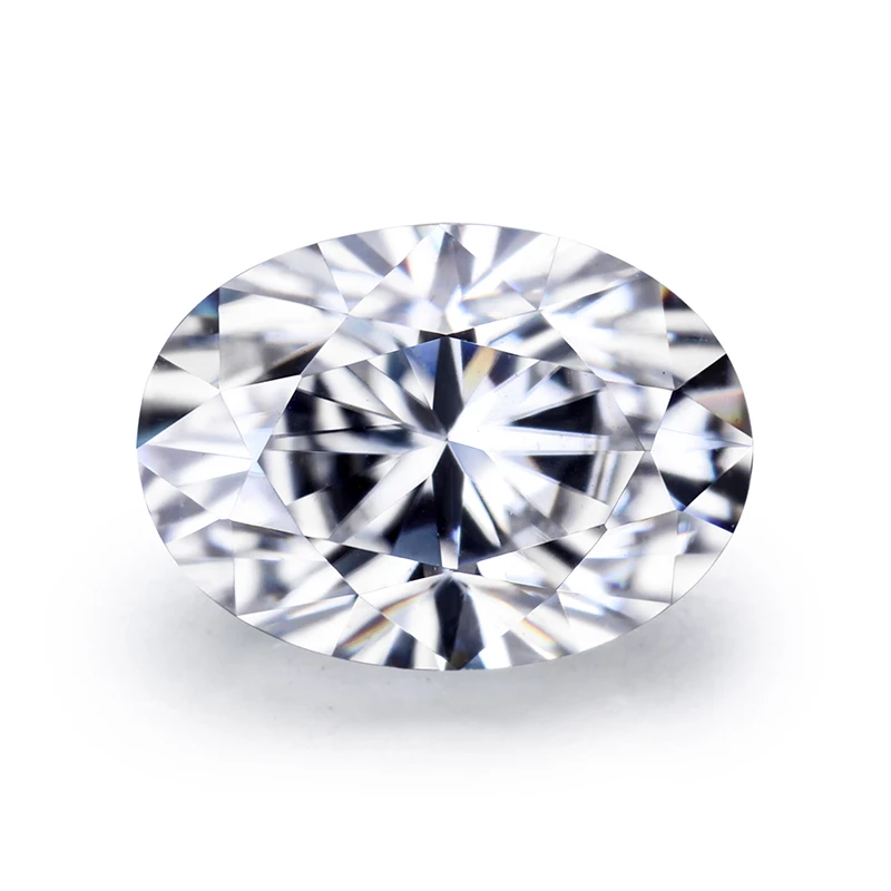 Starsgem Excellent Quality Wholesale Price 1ct Ellipse Shape Oval Cut Moissanite Loose Stones