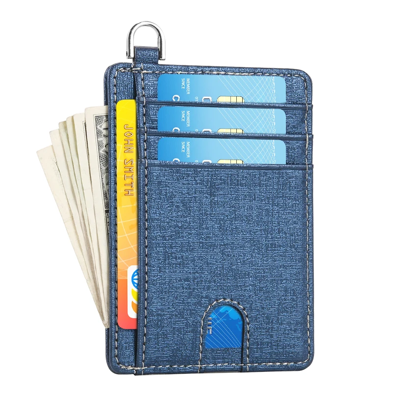 

Modern style portable multi-function card holder, Black or custom