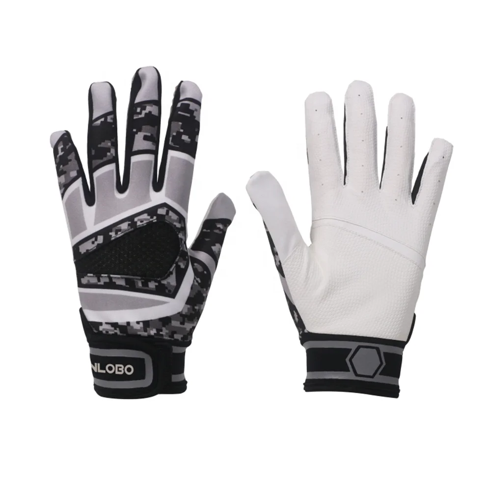 

Promotion Weighted Sports Batting Gloves White Baseball Glove Padding, Custom design