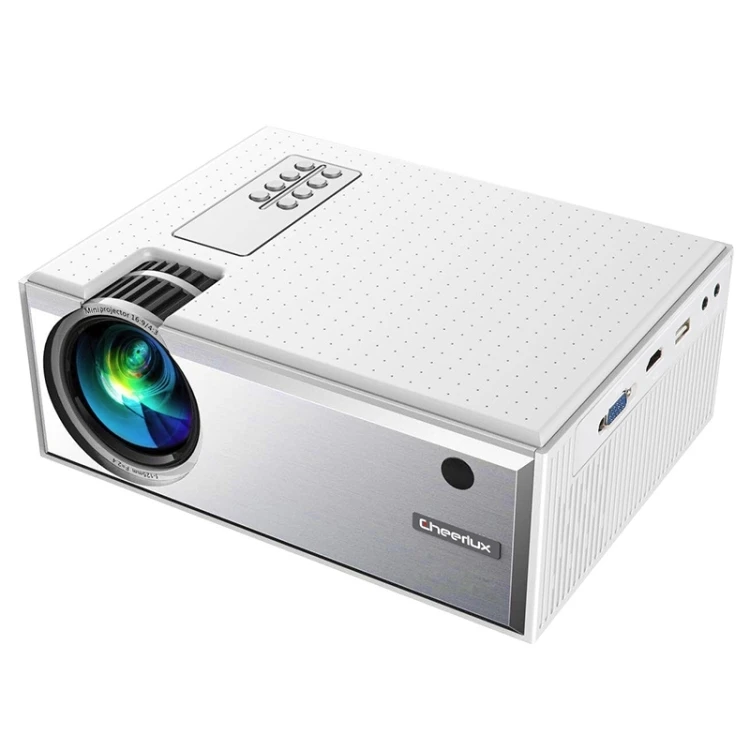 

Original Cheerlux C8 360 Degree Flip 1800 Lumens 1280x800 720P 1080P HD Smart Projector, 16.7k