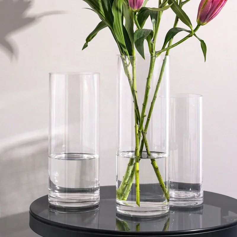 

Wholesale European Creative Ins Living Room Dining Table Home Decor Clear Flower Glass Vase