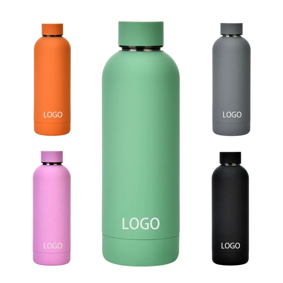 

500ml Matte double wall the best vacuum insulated metal thermos flask stainless steel sports water bottle