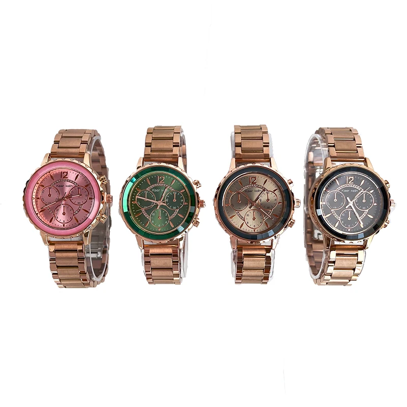 

Women Fashion Red Quartz Watch Stainless Steel Waterproof Watch Luxury Casual Wristwatch Elegant Female Clock Watches for Girls