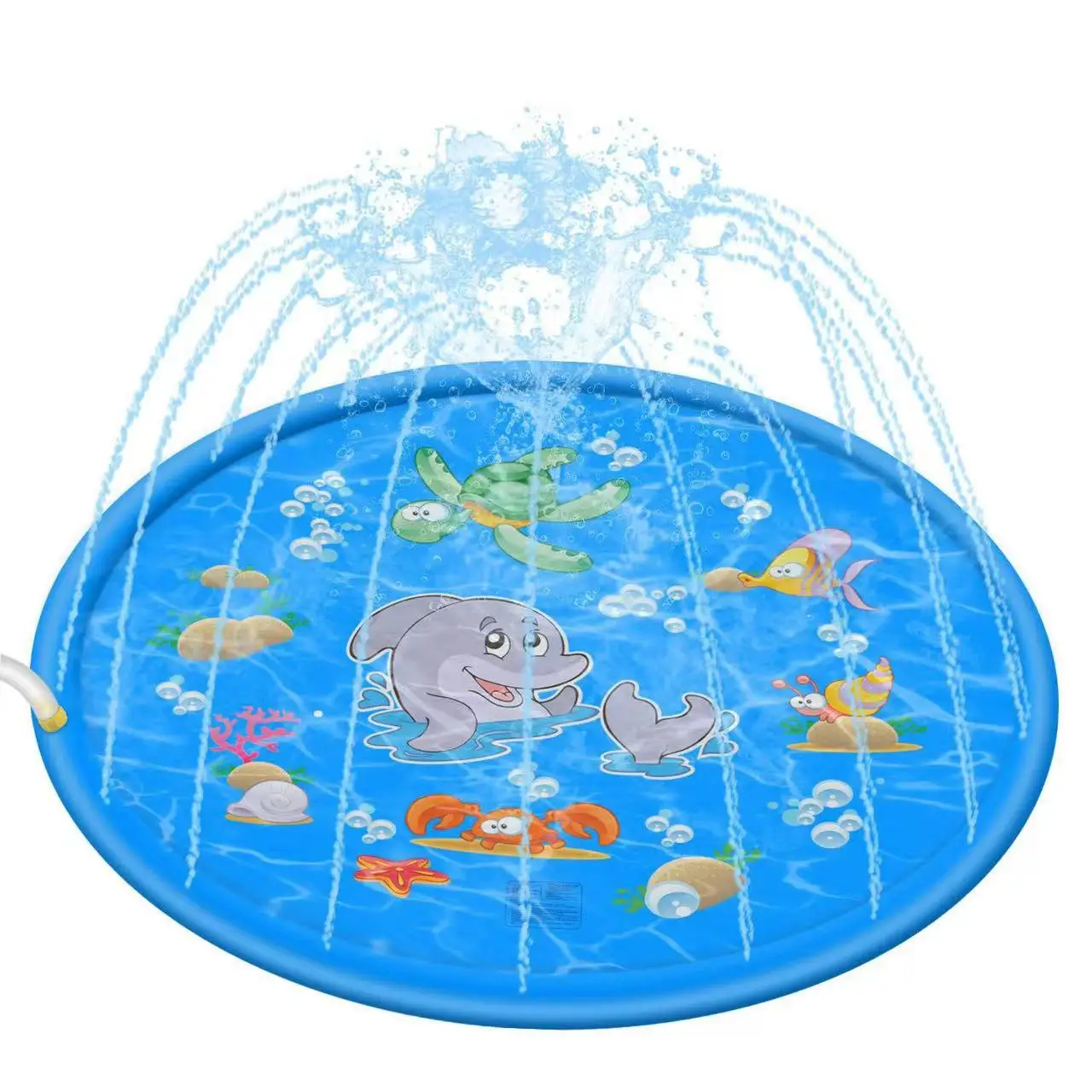 Inflatable Summer Toy Water Sprinkle Splash Play Mat inflatable Swimming sprinkler pad for kids