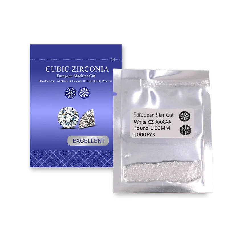 

Round Shape Loose Gemstone White Cubic Zirconia