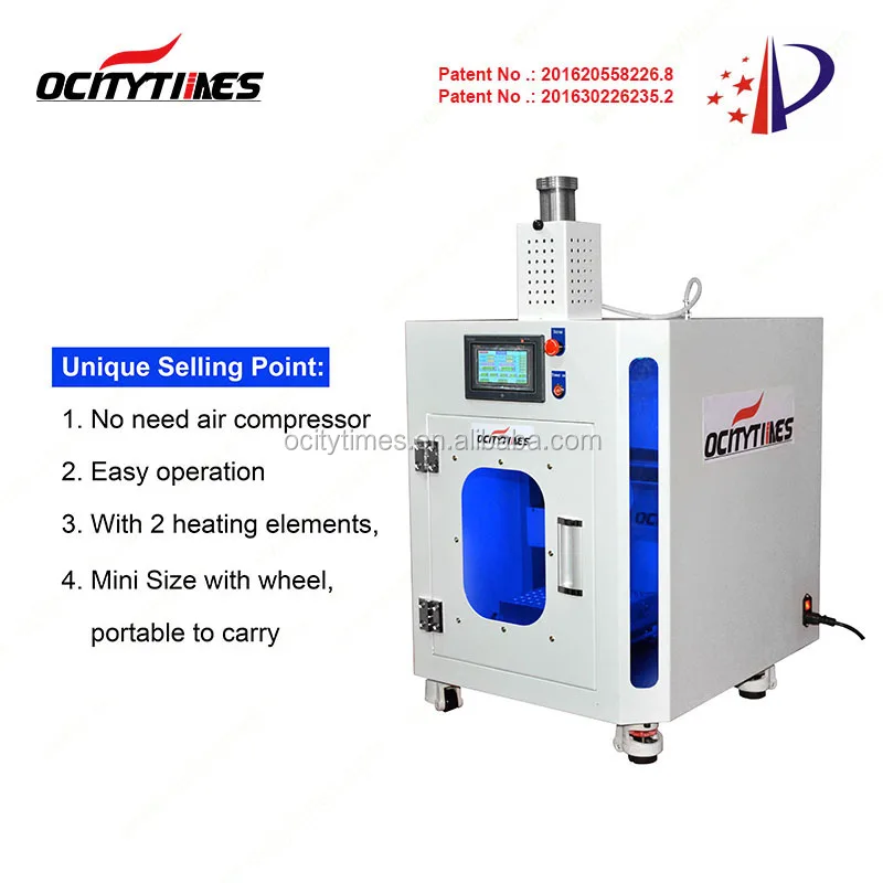 Ocitytimes patent vaporizer 510 filling machine 1ml glass vape cartridge filling machine