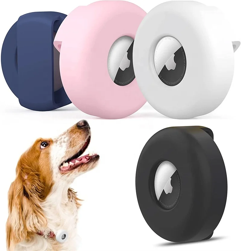 

Silicon Rubber Protective Cover Silicone Holder Pet Dog Collar Wallet Tracker Case For Apple Airtags