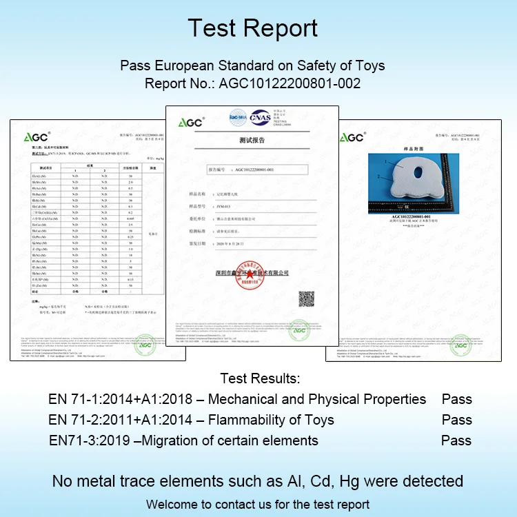 No Odor Memory Foam Baby Flat Head Pillow Baby Pillow.jpg