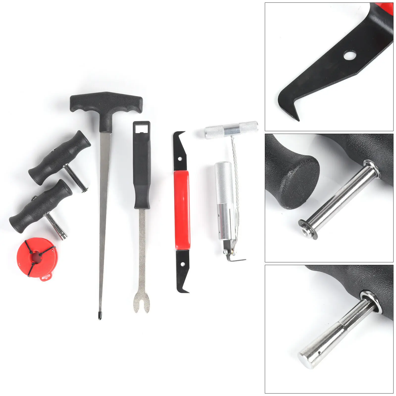 7pcs Windshield Removal Tool Kit For Bonded And Screens Glass Removal ...