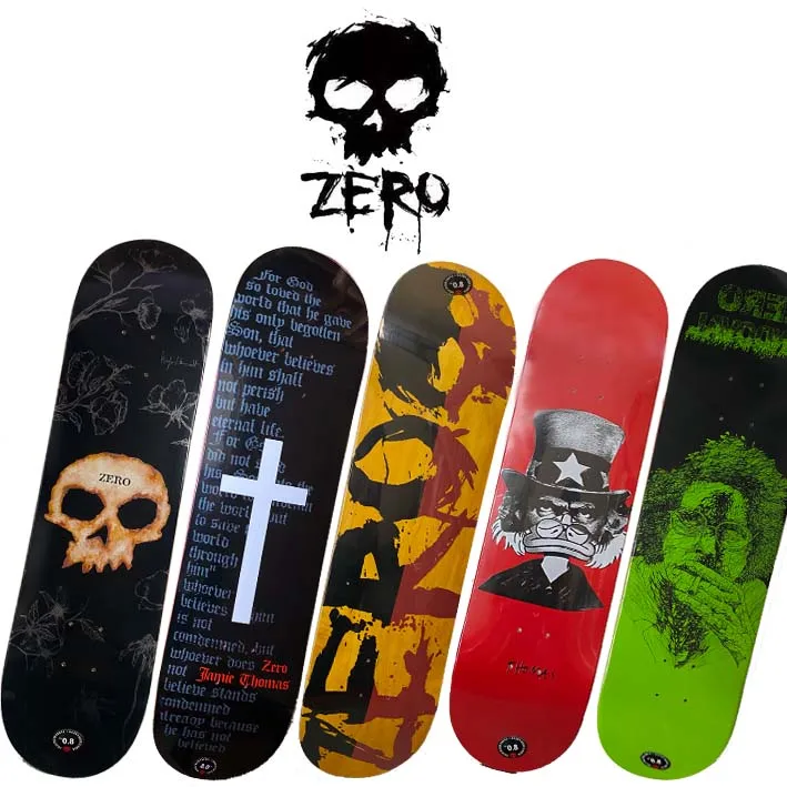 

Original ZERO skateboard decks Canadian maple epoxy glue 8inch professional level US $128.00 US $2.00 New User Coupon US