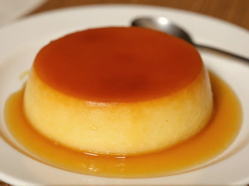 homemade flan