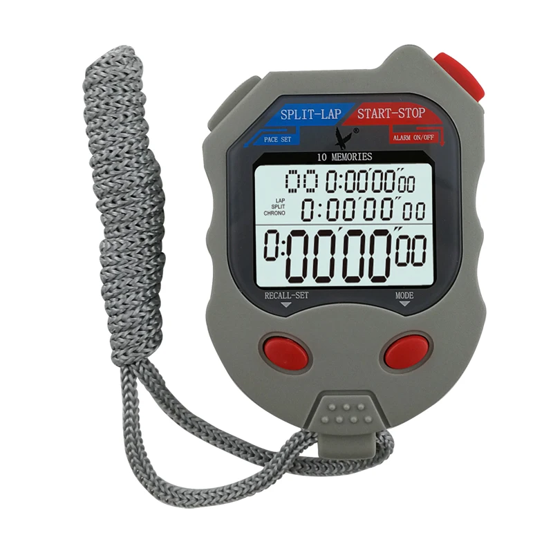 

Professional stopwatch 3 rows of 10 memory stopwatches sports stopwatch timer