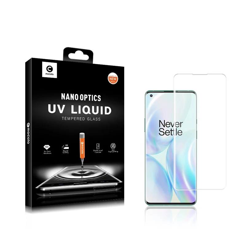 

Best quality 3D curved uv tempered glass screen protector For OnePlus 8 Pro