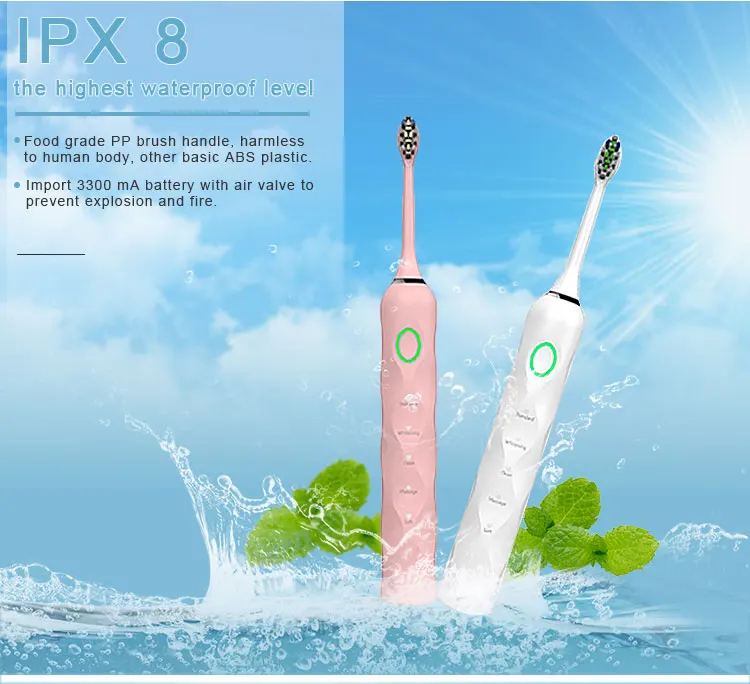 electric silicone toothbrush